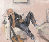 Simon Reading, Oil on Paper, 1991